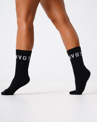 Black NVGTN Crew Socks Black | NVGTN Near Me