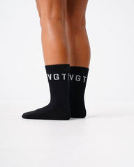 Black NVGTN Crew Socks Black | NVGTN Near Me