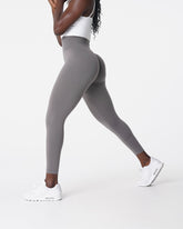 Charcoal Solid Seamless Leggings Charcoal | NVGTN Sale