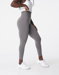 Charcoal Solid Seamless Leggings Charcoal | NVGTN Sale