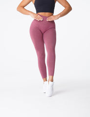 Maroon Curve Seamless Leggings Maroon | NVGTN Outlet