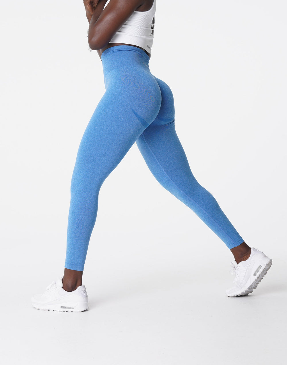 Ocean Blue Curve Seamless Leggings Ocean Blue | NVGTN Sale