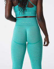 Turquoise Curve Seamless Leggings Turquoise | NVGTN Discount