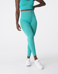 Turquoise Curve Seamless Leggings Turquoise | NVGTN Discount