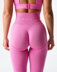 Bubble Gum Pink Curve Seamless Leggings Bubble Gum Pink | NVGTN For Sale