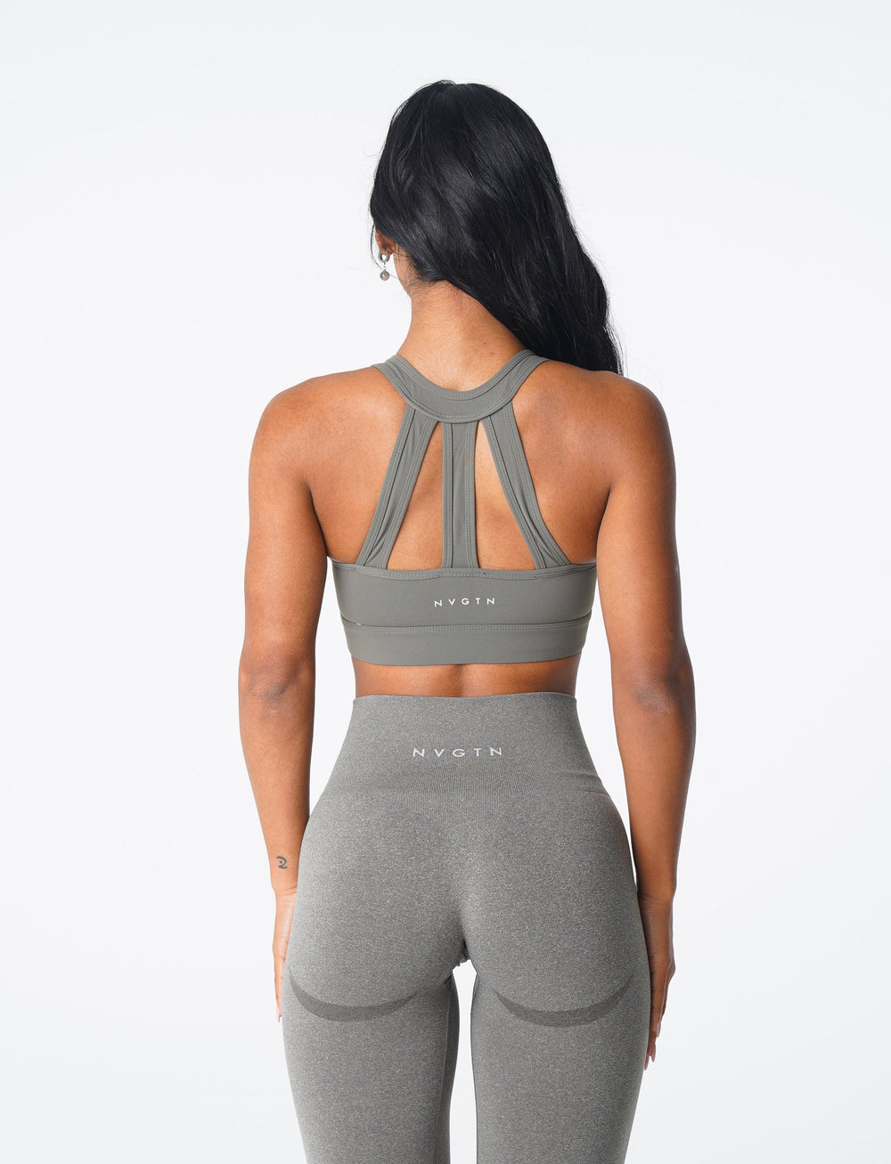 Khaki Green Trio Bra Khaki Green | NVGTN Sale