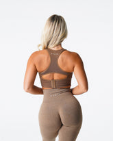 Mocha Ignite Seamless Bra Mocha | NVGTN Online