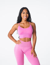 Bubble Gum Pink Flourish Seamless Bra Bubble Gum Pink | NVGTN Online