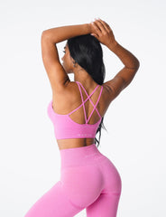 Bubble Gum Pink Flourish Seamless Bra Bubble Gum Pink | NVGTN Online