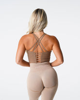 Mocha Matrix Bra Top Mocha | NVGTN Discount