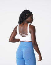 White Desire Ribbed Seamless Bra White | NVGTN For Sale