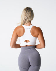 White Sculpt Seamless Bra Top White | NVGTN Discount