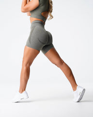Khaki Green Contour Seamless Shorts Khaki Green | NVGTN Near Me
