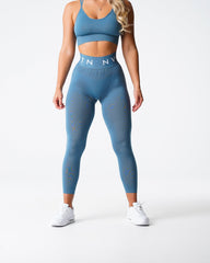 Stone Blue Sport Seamless Leggings Stone Blue | NVGTN New