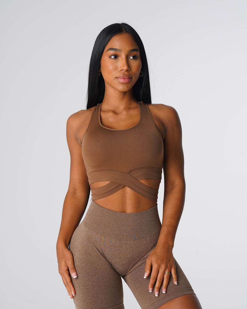 Mocha Sculpt Seamless Bra Top Mocha | NVGTN Near Me