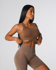 Mocha Sculpt Seamless Bra Top Mocha | NVGTN Near Me