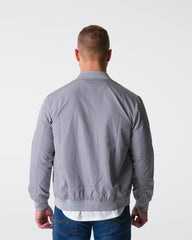 Grey Bomber Jacket Grey | NVGTN US