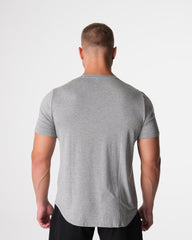 Grey Tech Fitted Tee Grey | NVGTN Outlet
