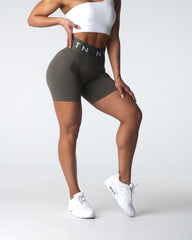Olive Sport Seamless Shorts Olive | NVGTN Online Shop