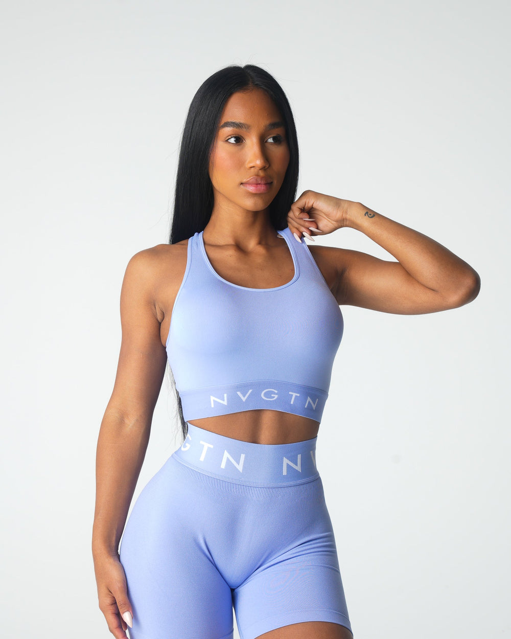Periwinkle Legacy Sport Seamless Bra Periwinkle | NVGTN New