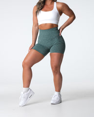 Forest Green Scrunch Seamless Shorts Forest Green | NVGTN For Sale