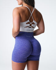 Electric Blue Scrunch Seamless Shorts Electric Blue | NVGTN New