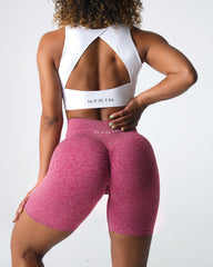 Crimson Scrunch Seamless Shorts Crimson | NVGTN New