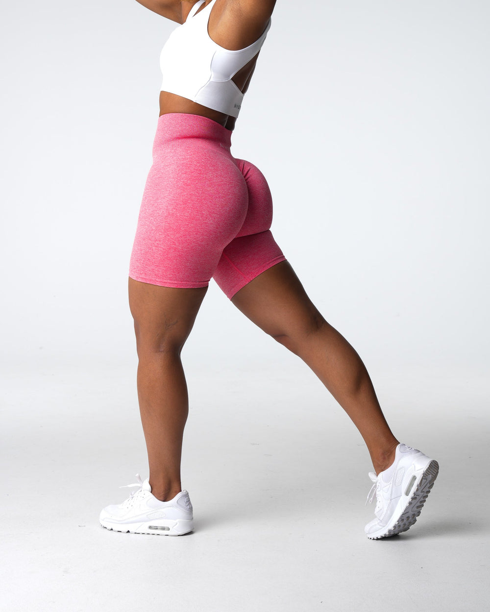 Coral Scrunch Seamless Shorts Coral | NVGTN Sale