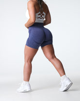 Indigo Contour Seamless Shorts Indigo | NVGTN Discount