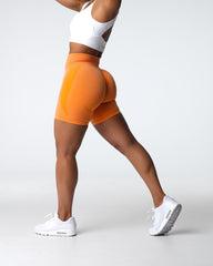 Sunset Orange Contour Seamless Shorts Sunset Orange | NVGTN Outlet