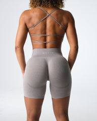 Taupe Contour Seamless Shorts Taupe | NVGTN US