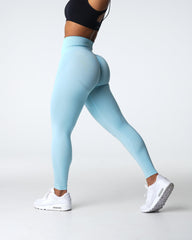 Pastel Blue Contour Seamless Leggings Pastel Blue | NVGTN Near Me