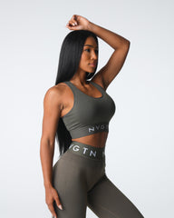 Olive Legacy Sport Seamless Bra Olive | NVGTN Online Shop