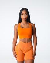 Burnt Orange Thrive Seamless Bra Burnt Orange | NVGTN Outlet