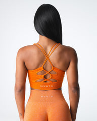 Burnt Orange Thrive Seamless Bra Burnt Orange | NVGTN Outlet
