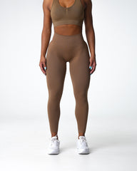 Toasted Almond Solid Seamless Leggings Toasted Almond | NVGTN Outlet
