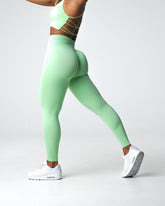Pistachio Scrunch Seamless Leggings Pistachio | NVGTN US
