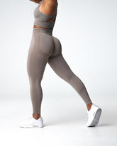 Taupe Performance Seamless Leggings Taupe | NVGTN Discount