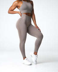 Taupe Performance Seamless Leggings Taupe | NVGTN Discount