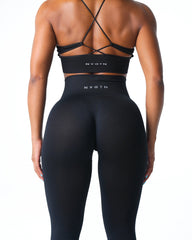 Black Shape Seamless Leggings Black | NVGTN US