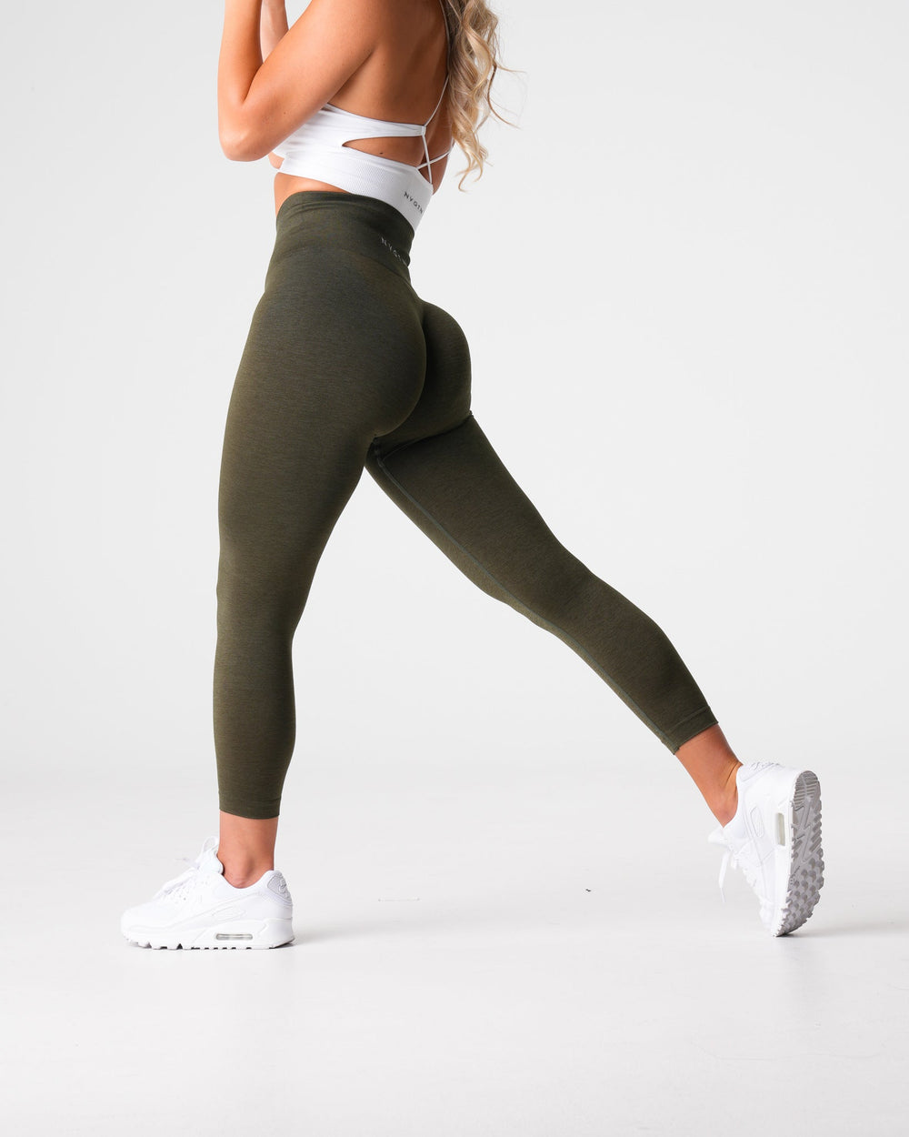 Olive Shape Seamless Leggings Olive | NVGTN Near Me