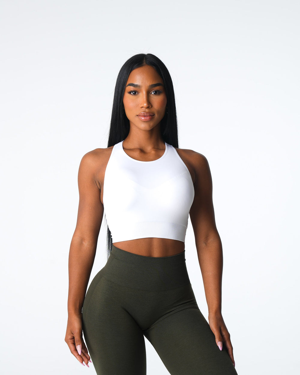 White Resilience Seamless Bra White | NVGTN Sale
