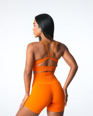 Pumpkin Spice Glimpse Ribbed Seamless Bra Pumpkin Spice | NVGTN For Sale