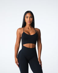 Black Cascade Seamless Bra Black | NVGTN Online Shop