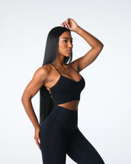 Black Cascade Seamless Bra Black | NVGTN Online Shop