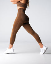 Mocha Performance Seamless Leggings Mocha | NVGTN Discount