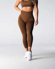 Mocha Shape Seamless Leggings Mocha | NVGTN For Sale