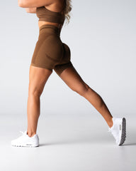 Mocha Contour 2.0 Seamless Shorts Mocha | NVGTN For Sale