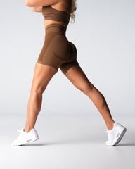 Mocha Contour 2.0 Seamless Shorts Mocha | NVGTN For Sale