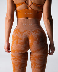 Terracotta Camo Seamless Leggings Terracotta | NVGTN Online Shop